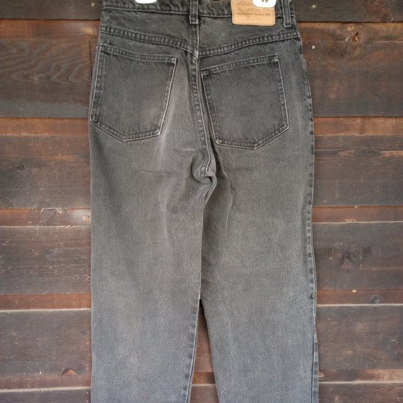 Women's Eddie Bauer Size 6 black jean Waist 28 Inseam 30 - Picture 2 of 2